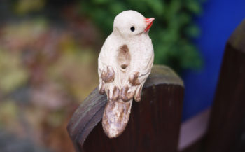 ptáček na plot mrazuvzdorná keramika lucie polanská nikilu 1